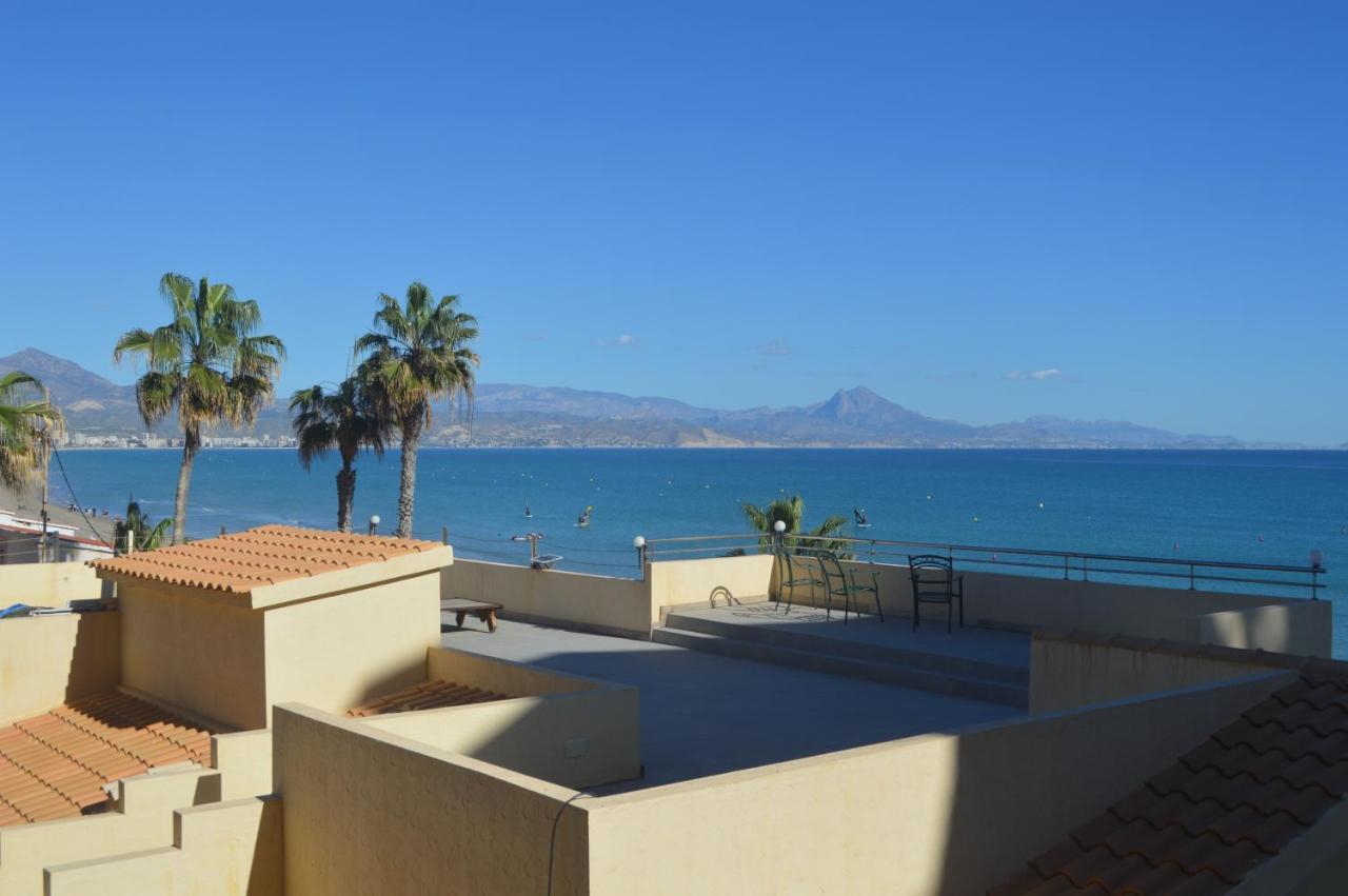Maravilloso Apartamento Amanecer Cabo A Pie De Playa Y Mar En Chalet Roquetes Alicante Exteriér fotografie