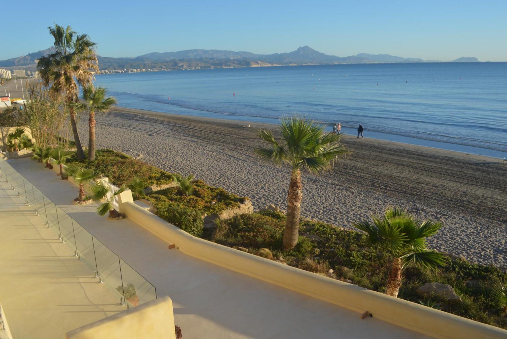 Maravilloso Apartamento Amanecer Cabo A Pie De Playa Y Mar En Chalet Roquetes Alicante Exteriér fotografie