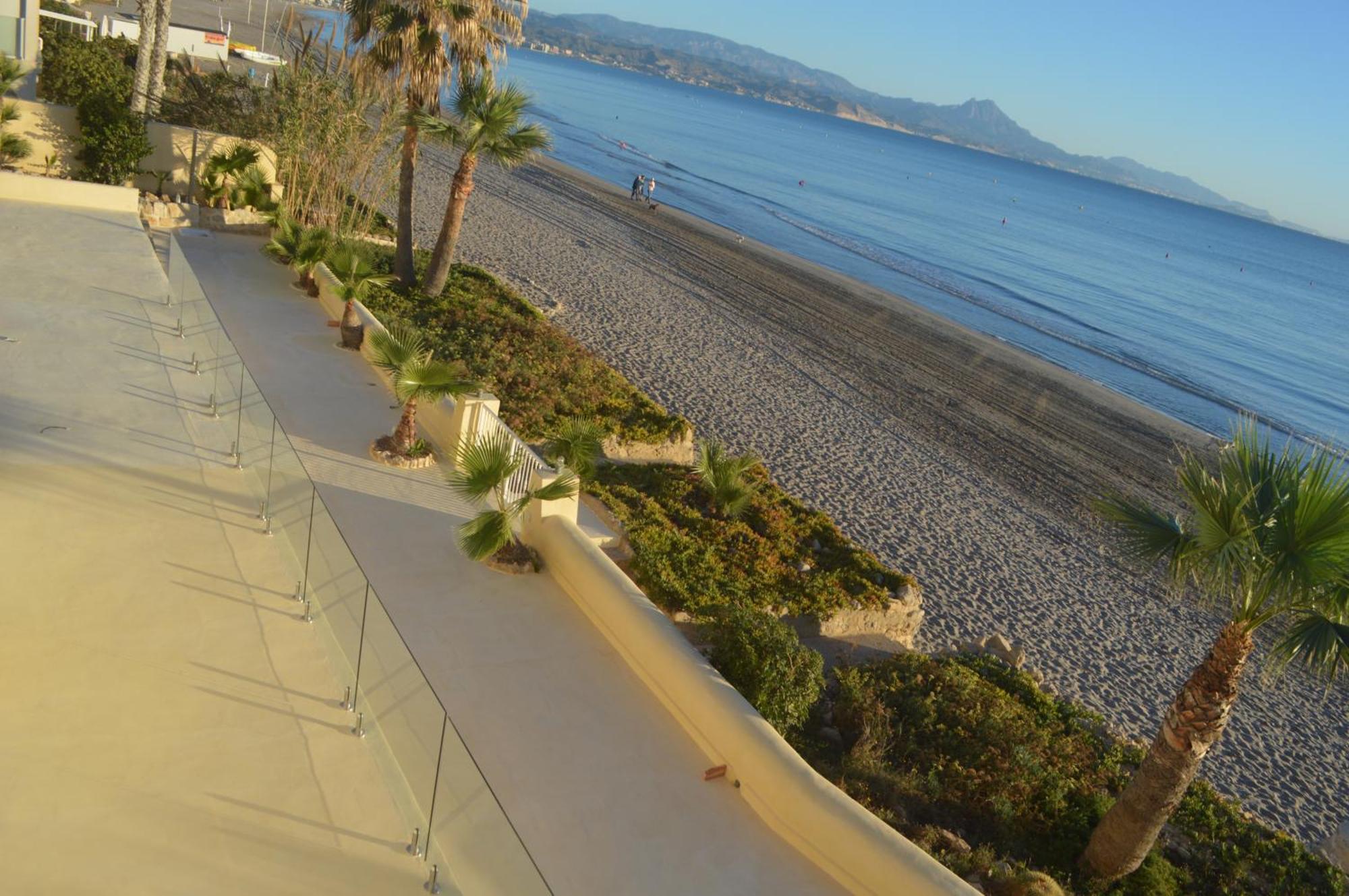 Maravilloso Apartamento Amanecer Cabo A Pie De Playa Y Mar En Chalet Roquetes Alicante Exteriér fotografie