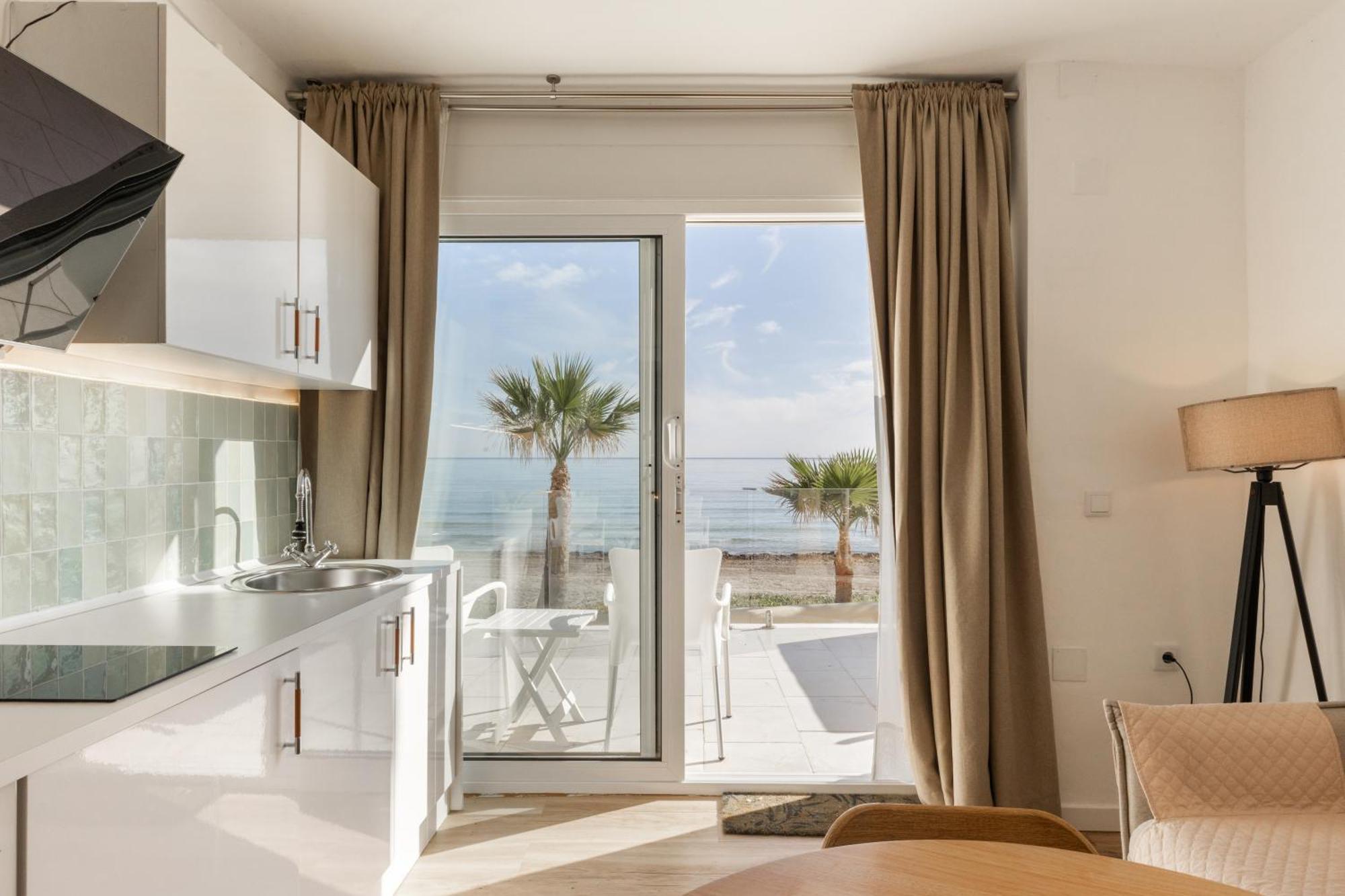 Maravilloso Apartamento Amanecer Cabo A Pie De Playa Y Mar En Chalet Roquetes Alicante Exteriér fotografie